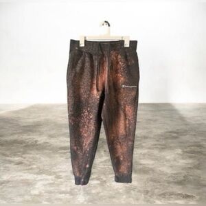 Champion Jogger Sweatpants M Bleach Dyed Acid Wash Grunge Streetwear Upcycled